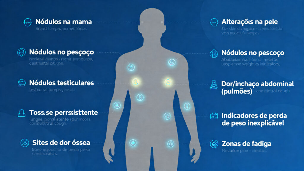 principais sintomas de câncer no corpo humano