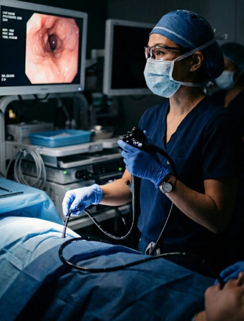 Endoscopia digestiva alta — rastreamento de câncer de estômago