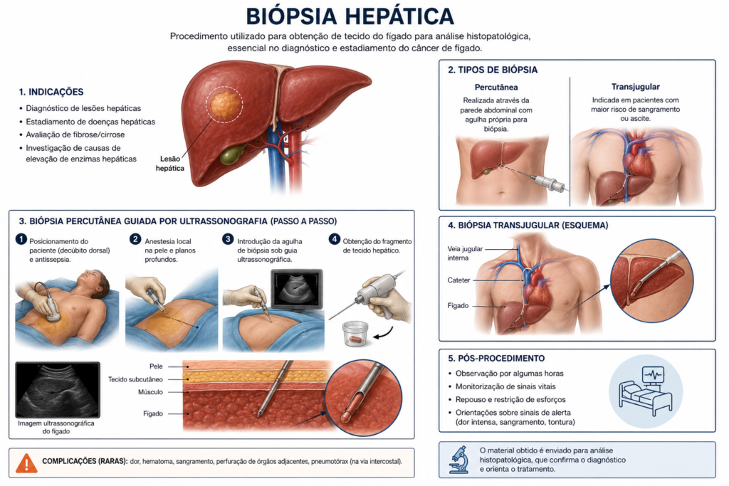 Bióspia hepatica por agulha de lesão suspeita no fígado feita pelo Dr Antonio Carlos Tourinho de Castro